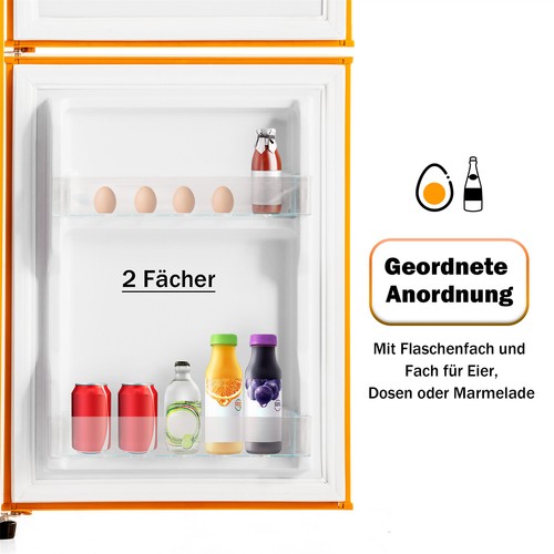Kühlschrank mit Gefrierfach klein Getränkekühlschrank 60Liter Kompaktkühlschrank - Bild 9 von 15