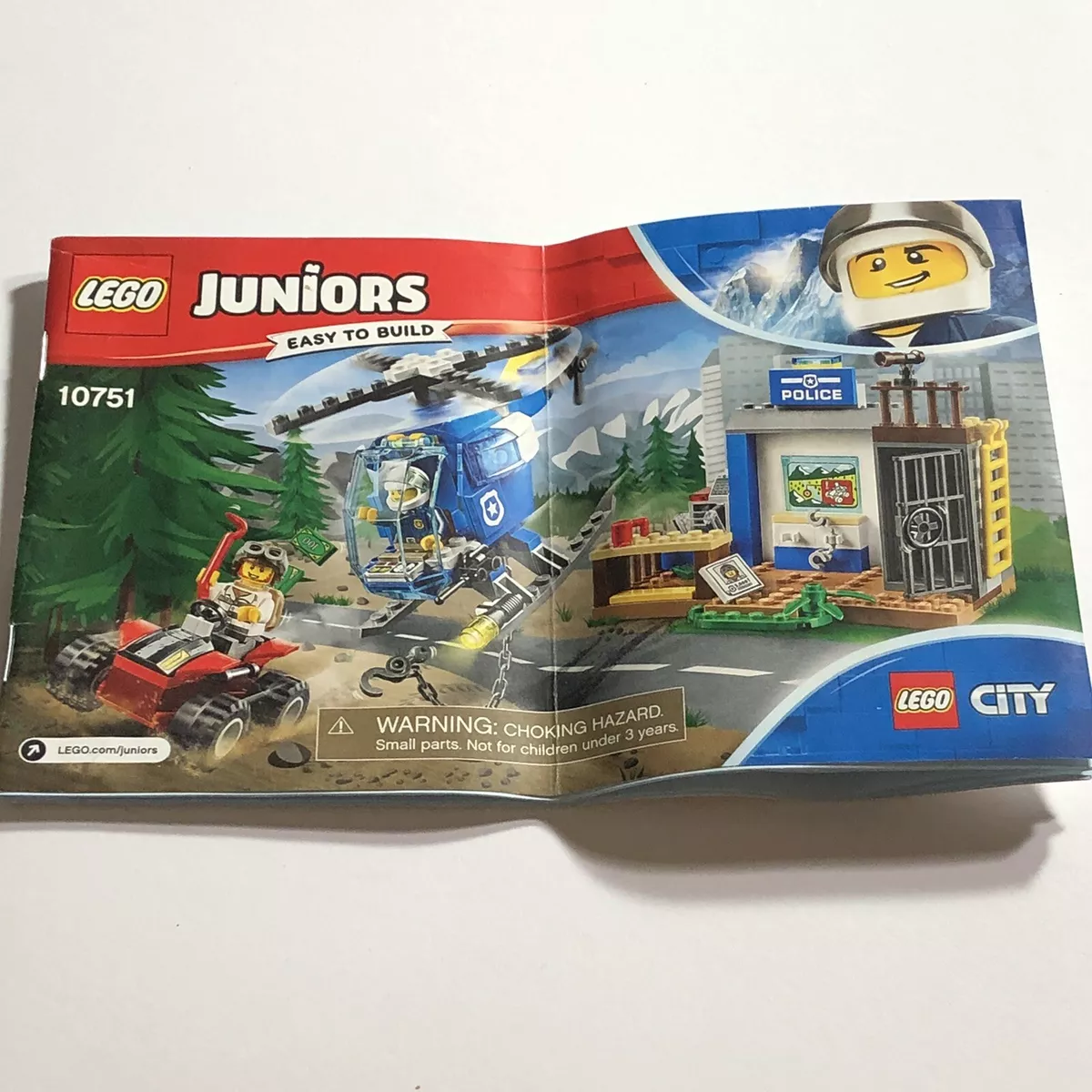 Nominering eskalere mikro Lego City Juniors 10751 Police Manual Only Building Instructions Booklet |  eBay