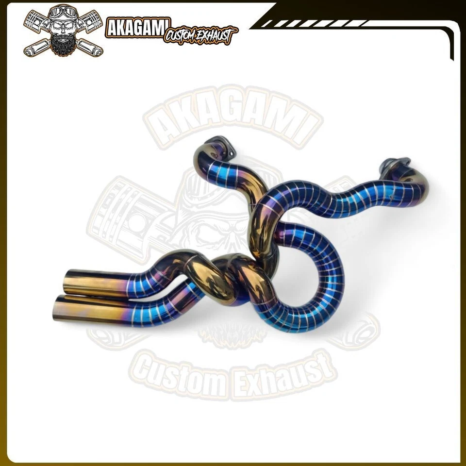 Escape personalizado apto para Harley Davidson Sportster Fourty Eight 2 en 2 solo un tubo Foto 4 de 4