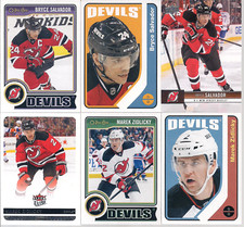 NEW JERSEY Devils 6 Card Lot Bryce Salvador & Marek Zidlicky OPC & Fleer Ultra +