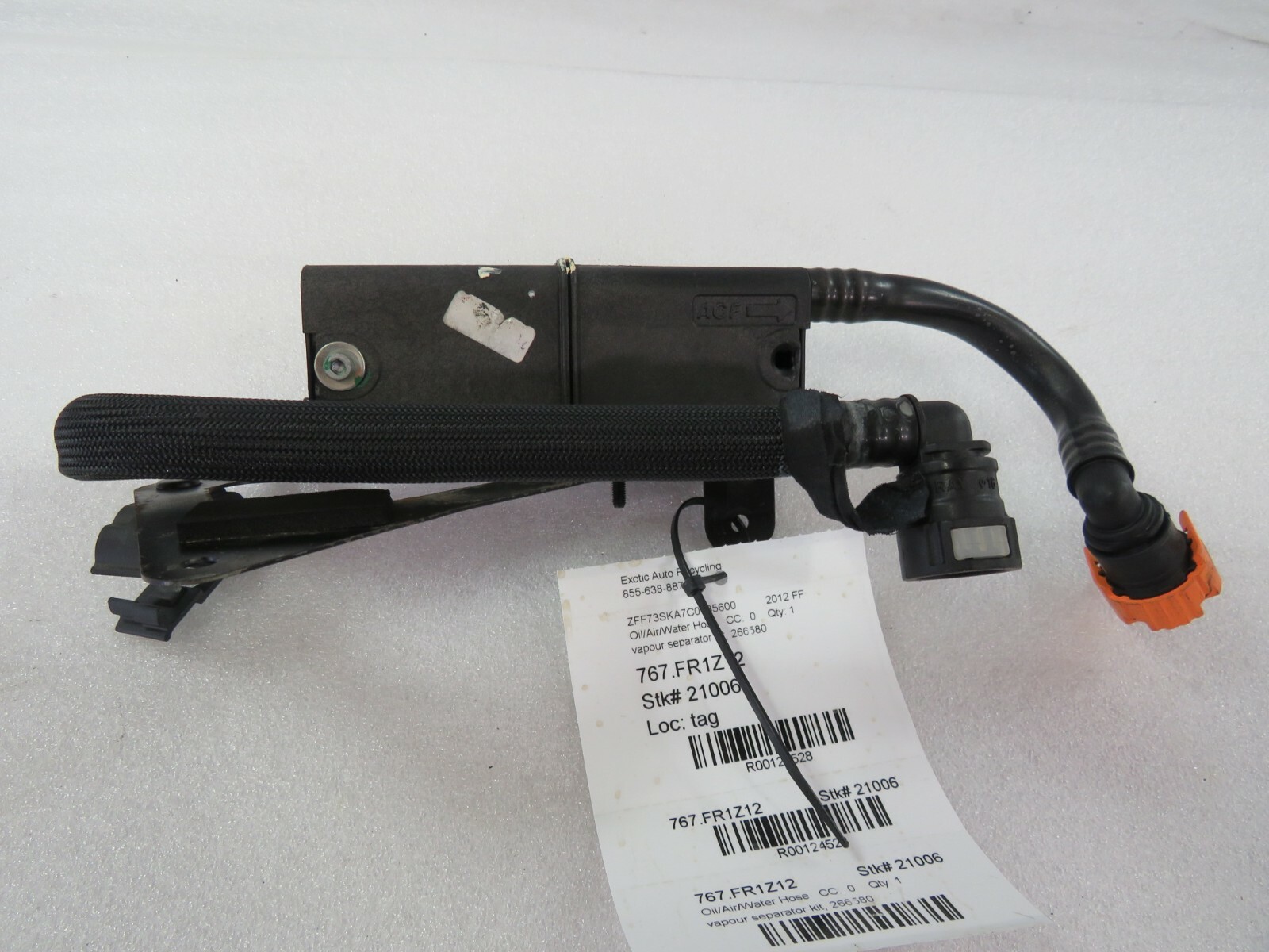 Ferrari FF, Vapor Separator Kit, Used, P/N 266580