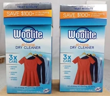 10 BOXES Woolite At Home Dry Cleaner 6 Count Cloths 3 Stain Wipes EACH NEW