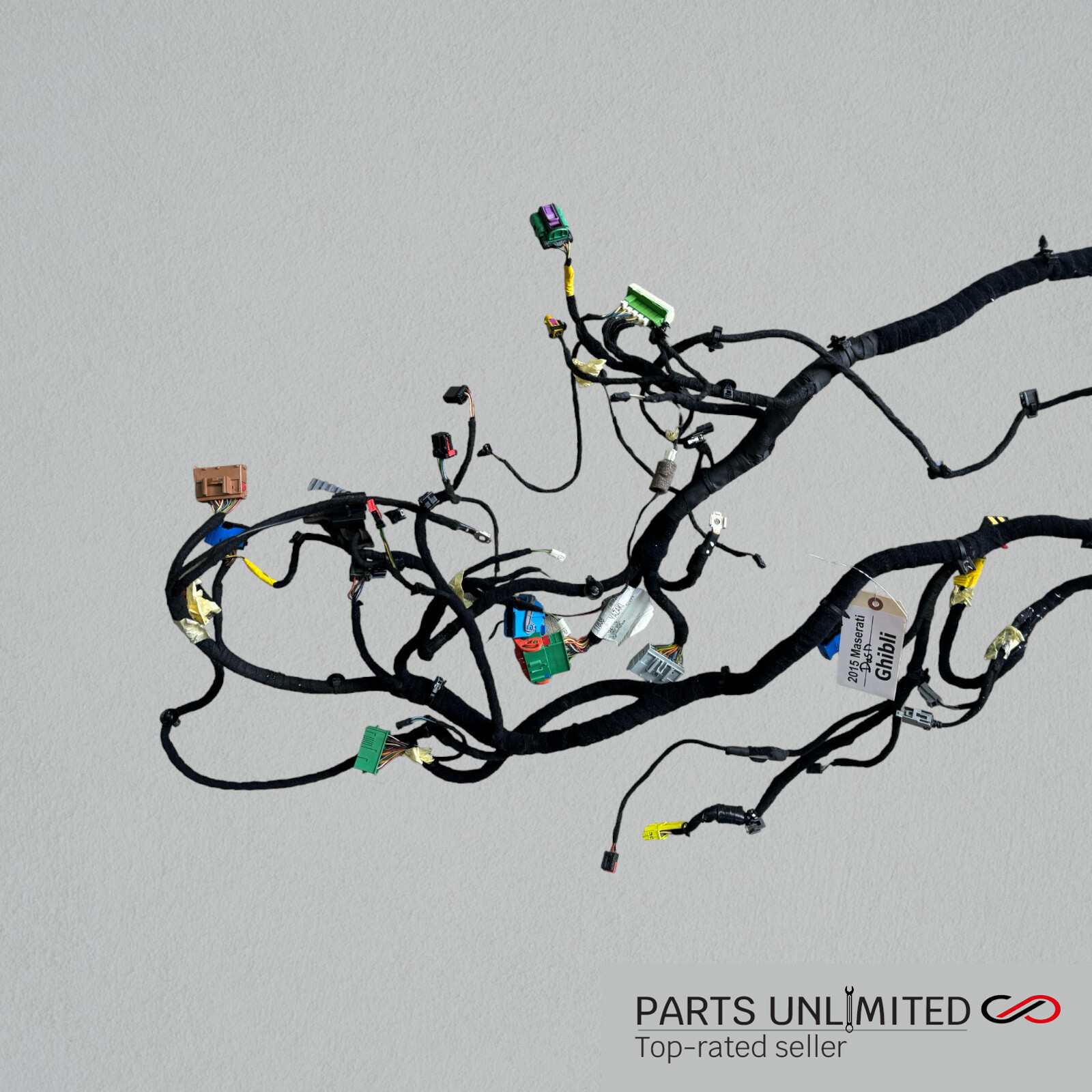 14-17 Maserati Ghibli M157 dash dashboard instrument panel wiring wire harness