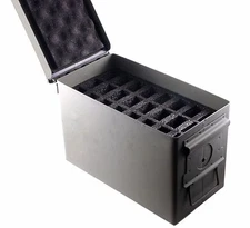 .50 Cal Steel Ammo Can 24 Pistol Magazine Holder Foam - Foam Insert Only
