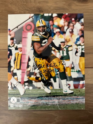 Reggie White Packers Signed Autographed 8X10 Photo LOA BAS Beckett #BA88021