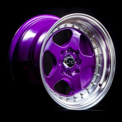 JNC 010 Candy Purple Machined Lip 18x9 5x114.3 +30 Wheel/Rim