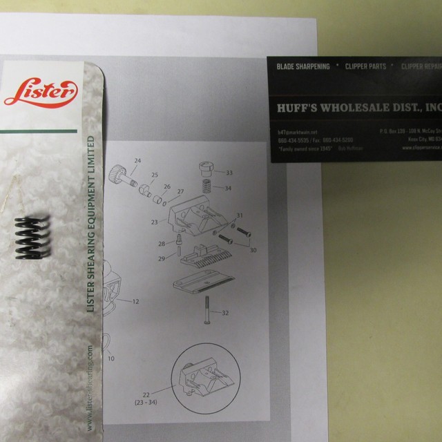 Lister Clipper Replacement Tension Spring, Fits Lasor, Stablemate, Star Legend eBay