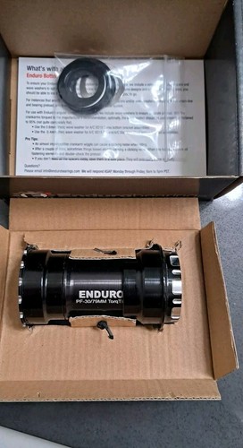 Enduro TorqTite Angular Contact Bearing BBright Bottom Bracket for 24mm BKS-0116