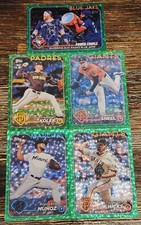 2024 Topps Update Green Foil /499 Lot x5- Kolek RC, Vladdy, Turner, Snell, Hicks