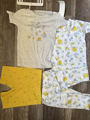 Bumble Bee 4 Piece Pajama Set