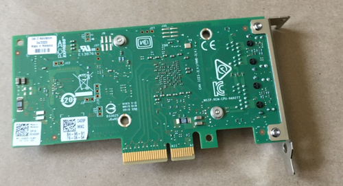 Dell 0C4D5P Intel X550-T2 Dual Port Low Profile 10GB Server Ethernet Adapter - Picture 2 of 4