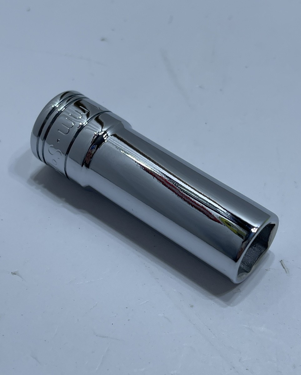 SK Hand Tools 11mm 6 Point 3/8in Drive Deep Chrome Socket 8461 USA