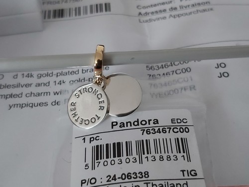 Pandora *France Exclusive Paris 2024 Olympic Games* Double Medallion 763467C00 - 第 17/21 張圖片