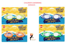 SWIMMING GOGGLES KIDS Easy Adjustable Strap Children Beach Pool Sport Swim  UK