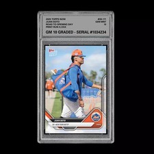 Graded 10 Juan Soto 2025 Topps Now Road to Opening Day #OD-171 NY METS 