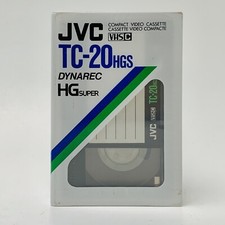 JVC TC-20 Dyarek Super HGS VHS-C Video Cassette Tape - Brand New Sealed HG Super