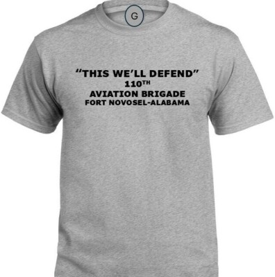 110TH AVIATION BRIGADE* FORT NOVOSEL-ALABAMA *INDIVIDUAL UNIT PT SHIRT