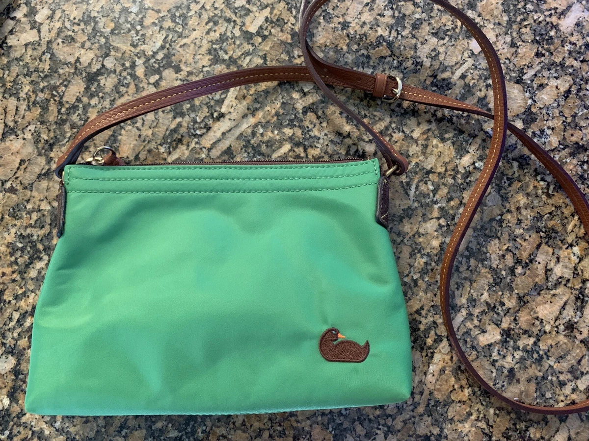 Dooney & Bourke Nylon Crossbody Pouchette Shoulder Bag Green