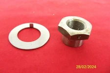 57-68 TRIUMPH 3TA 5TA T100 ROTOR NUT 70-3735 & TAB WASHER 70-3975  BY LF HARRIS
