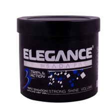 Elegance Triple Action Ultra Styling Hair Gel Blue 8.8oz