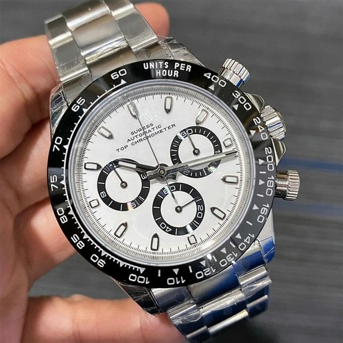 Sugess Automatic Mechanical Chronograph Watch Daytona Paul Newman 7750 ETA  1963 | eBay