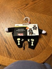 Size Small Glow in the Dark Skeleton Halloween Costume for Pet Halloween NWT