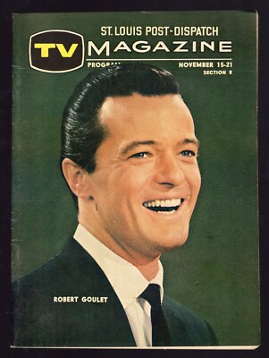 1964 ST LOUIS POST DISPATCH TV GUIDE ROBERT GOULET BEWITCHED LIZ MONTGOMERY #1