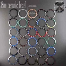 38mm Ceramic Bezel Insert Watch Rings Parts For 40mm Gmt-master Case Accessories