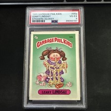 GRADED PSA 4  1985 Topps Garbage Pail Kids 2nd Series Leaky Lindsay 45A (Glossy)