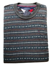 TOMMY HILFIGER  89 WOOL MEN'S NEW SWEATER PULLOVER CREW-NECK XXL