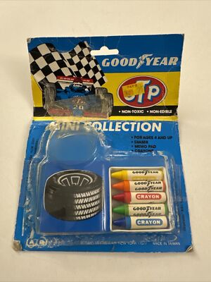 STP Mini Collection Goodyear Memo Pad Crayons  Set C33