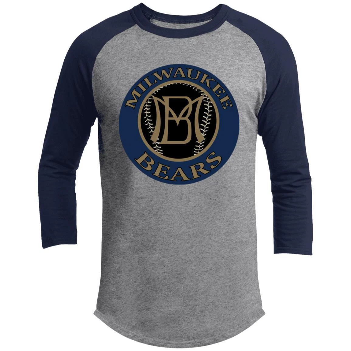 Milwaukee Bears Raglan Shirt Franchise Negro League Baseball
