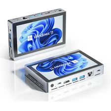 Mini Pc 5.5" Touch Screen Mini Computer N5095 Tablet Window 11 8/16GB DDR4 256GB