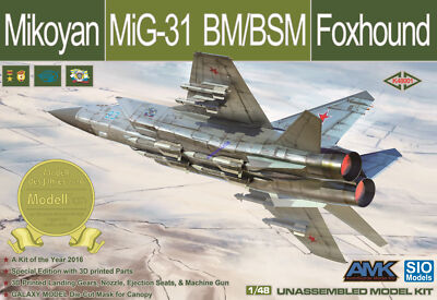 AMK K48001 1/48 Mikoyan MiG-31 BM/BSM Foxhound Special