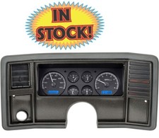 Dakota VHX-78C-MC-K-B - 1978-88 Monte Carlo & El Camino VHX Gauges - Black/Blue