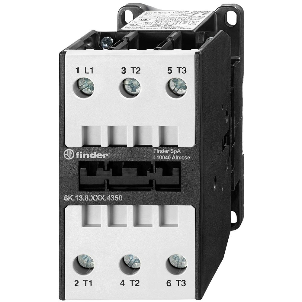 Finder Relay 3-phase 50A 230V AC IP20 35mm Rail mount