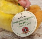 VINTAGE HALLMARK LOONEY TUNES TWEETY BIRD PLUSH “ HAPPY SPWINGTIME!”  No Sound — photo 4