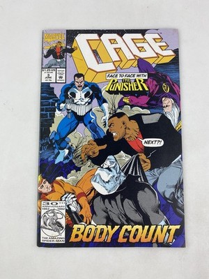 Marvel Comics #3 Cage ''Face To Face With The Punisher * Body Count