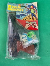 Vtg 1950's Star Shoot Automatic Repeater Disc Shooter Toy in Original Packaging