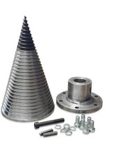 200mm Drillkegel Kegelspalter Holzspalter f&uuml;r Baltrotator Rotator 69mm Bohrung