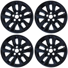 4 Black 17" Wheel Skins Rim Covers Hub Caps for Toyota Sienna LE XLE 2021-2025