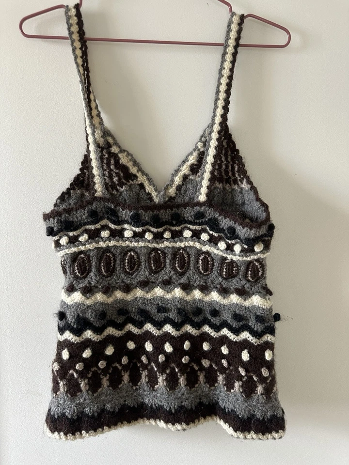 COMME des GARCONS Chaleco Tejido Lana Camisola Foto 3 de 4