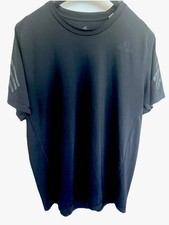 Adidas Alphaskin Compression Shirt Mens Sz L Black Gym Workout Sport Sports