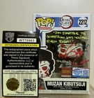 Demon Slayer Anime Muzan Kibutsuji Megacon #2212 Signed Greg Chun Funko Pop COA