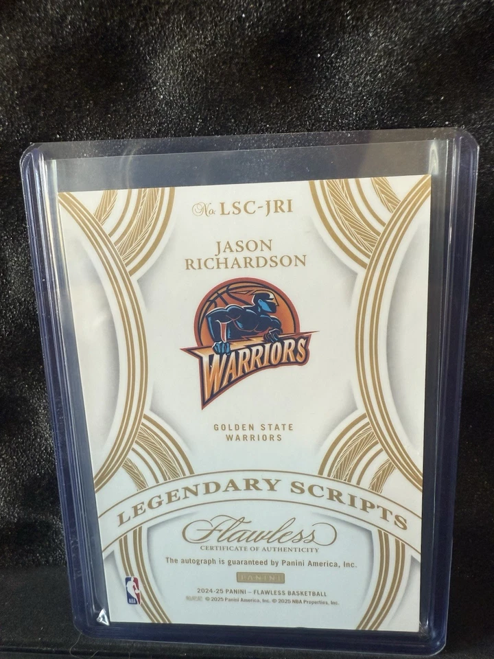 2024 Flawless Legendary Scripts /3 Auto Jason Richardson - Image 2 of 2