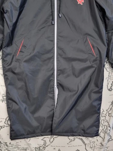 Agon Swim Parka Men's Black Fleece Lined Jacket Coat Personalized Thomas Mustang image 7