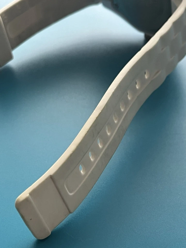 Adidas Originals ADH2068 White Tone Watch With Gold-tone Bezel Water Resistant - Image 4 of 4