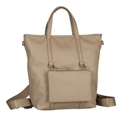 TOM TAILOR Jamila Backpack M Freizeitrucksack Rucksack Taupe taupe Neu