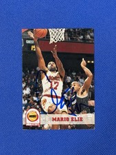 1993-94 NBA Hoops Mario Elie #343 Signed Auto Autograph RR