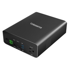 Portable Power Bank with AC Outlet 130W, Rechargeable Backup Lithium Polymer ...